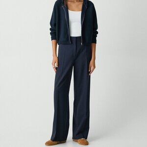 NWT Theory Straight Pant in Navy Good Wool (2)